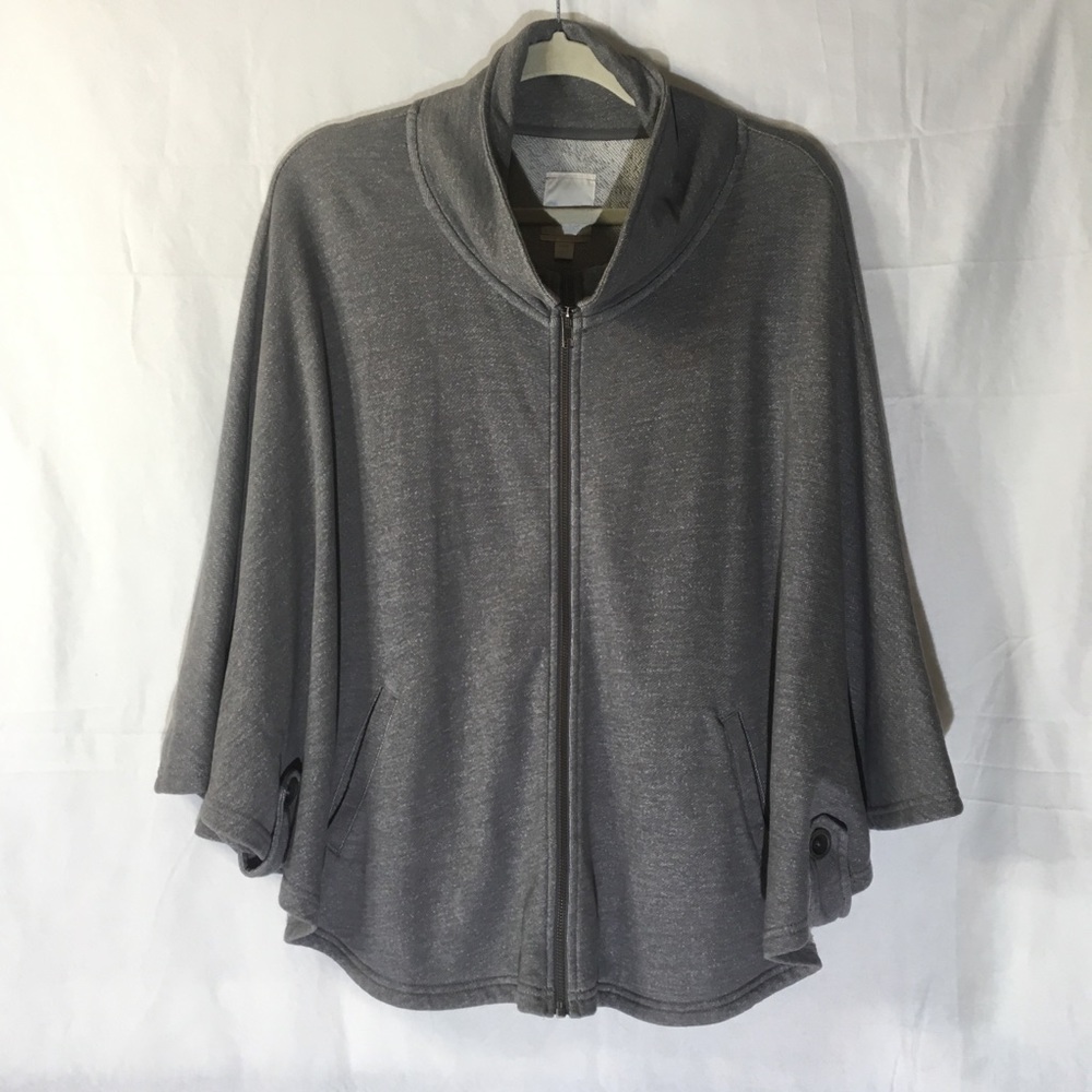 Knit poncho
